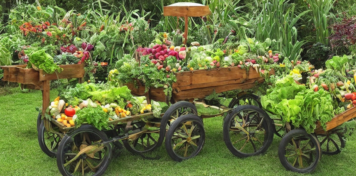 Fra jord til bord: Brug af planterullevogne i haver og køkkenhaver